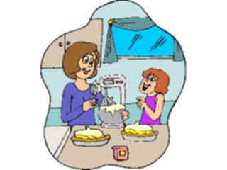 Sticker Custom Preview Image #060993 Food Drink Cartoons Making Lemon Meringue