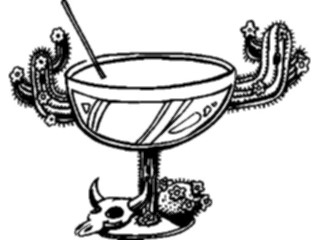 Sticker Custom Preview Image #061031 Food Drink Cartoons Margarita