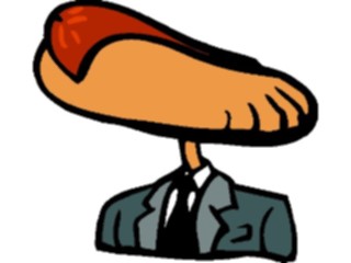 Sticker Custom Preview Image #061039 Food Drink Cartoons Meat Head