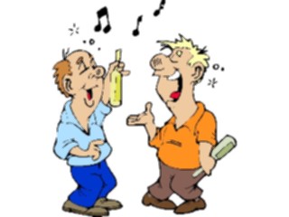 Sticker Custom Preview Image #061044 Food Drink Cartoons Men Drinking3