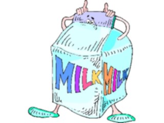 Sticker Custom Preview Image #061046 Food Drink Cartoons Milk Carton2