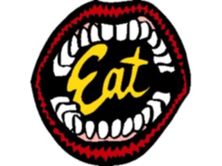 Sticker Custom Preview Image #061051 Food Drink Cartoons Mouth Eat