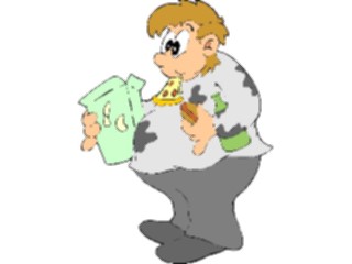 Sticker Custom Preview Image #061078 Food Drink Cartoons Overeating