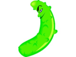 Sticker Custom Preview Image #061096 Food Drink Cartoons Pickle Sneaky