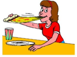 Sticker Custom Preview Image #061101 Food Drink Cartoons Pizza1