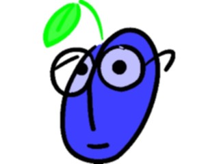 Sticker Custom Preview Image #061107 Food Drink Cartoons Plum