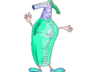 Sticker Custom Preview Image #061130 Food Drink Cartoons Seltzer Bottle