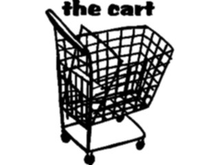 Sticker Custom Preview Image #061138 Food Drink Cartoons Shopping Cart2
