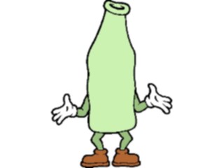 Sticker Custom Preview Image #061156 Food Drink Cartoons Soda Bottle2