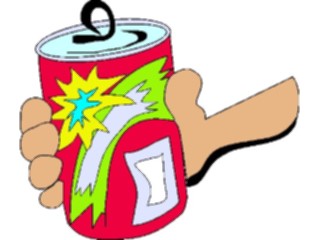 Sticker Custom Preview Image #061159 Food Drink Cartoons Soda Canin Hand