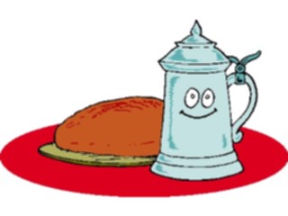 Sticker Custom Preview Image #061169 Food Drink Cartoons Stein2