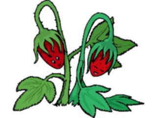 Sticker Custom Preview Image #061171 Food Drink Cartoons Strawberries1