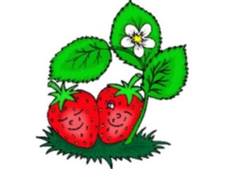 Sticker Custom Preview Image #061172 Food Drink Cartoons Strawberries2