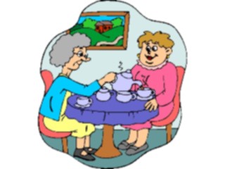 Sticker Custom Preview Image #061190 Food Drink Cartoons Tea Time