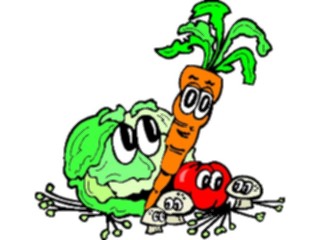 Sticker Custom Preview Image #061210 Food Drink Cartoons Veggies Who Did It