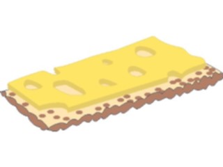 Sticker Custom Preview Image #061303 Food Drink Dairy Cheese Crackers3