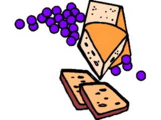 Sticker Custom Preview Image #061308 Food Drink Dairy Cheese Crackers8