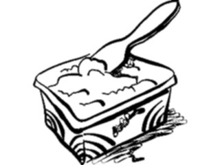 Sticker Custom Preview Image #061309 Food Drink Dairy Cheese Cream