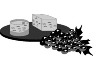 Sticker Custom Preview Image #061315 Food Drink Dairy Cheese Platter