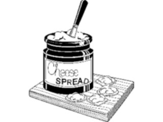 Sticker Custom Preview Image #061322 Food Drink Dairy Cheese Spread
