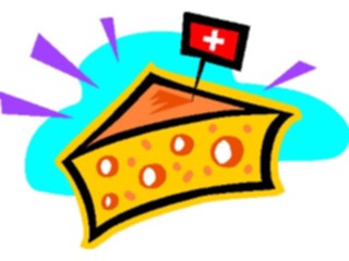 Sticker Custom Preview Image #061323 Food Drink Dairy Cheese Swiss1