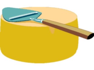 Sticker Custom Preview Image #061333 Food Drink Dairy Cheese Wheel05