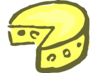 Sticker Custom Preview Image #061337 Food Drink Dairy Cheese Wheel09