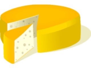 Sticker Custom Preview Image #061341 Food Drink Dairy Cheese Wheel13