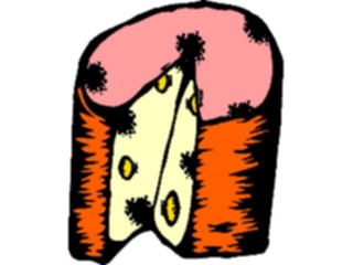 Sticker Custom Preview Image #061342 Food Drink Dairy Cheese Wheel14