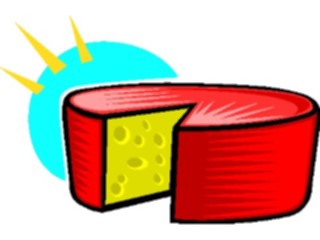 Sticker Custom Preview Image #061343 Food Drink Dairy Cheese Wheel15