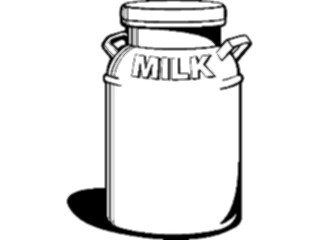 Sticker Custom Preview Image #061397 Food Drink Dairy Milk Can Frame2