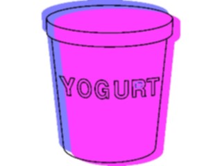 Sticker Custom Preview Image #061419 Food Drink Dairy Yogurt3