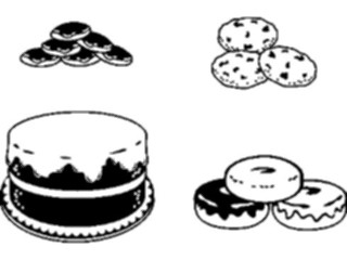 Sticker Custom Preview Image #061430 Food Drink Desserts Baked Goods3