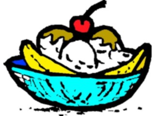 Sticker Custom Preview Image #061437 Food Drink Desserts Banana Split05