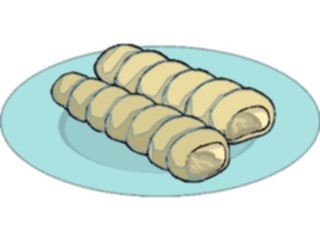 Sticker Custom Preview Image #061504 Food Drink Desserts Cannoli1