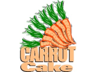 Sticker Custom Preview Image #061506 Food Drink Desserts Carrot Cake