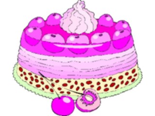 Sticker Custom Preview Image #061510 Food Drink Desserts Cherries Jubilee2