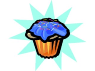 Sticker Custom Preview Image #061527 Food Drink Desserts Cupcake02