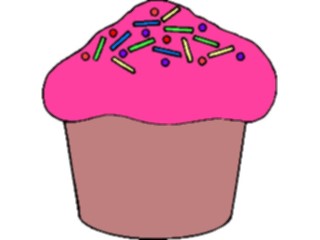 Sticker Custom Preview Image #061531 Food Drink Desserts Cupcake06