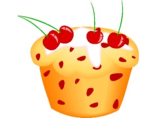 Sticker Custom Preview Image #061533 Food Drink Desserts Cupcake08