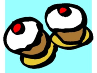 Sticker Custom Preview Image #061536 Food Drink Desserts Cupcakes