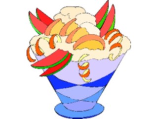 Sticker Custom Preview Image #061560 Food Drink Desserts Fruit Cream1