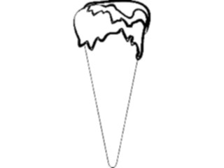 Sticker Custom Preview Image #061618 Food Drink Desserts Ice Cream Cone07