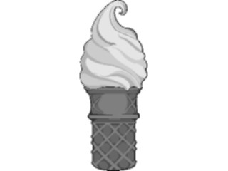 Sticker Custom Preview Image #061622 Food Drink Desserts Ice Cream Cone11