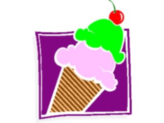 Sticker Custom Preview Image #061633 Food Drink Desserts Ice Cream Cone22