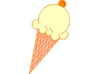 Sticker Custom Preview Image #061640 Food Drink Desserts Ice Cream Cone29