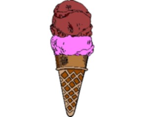 Sticker Custom Preview Image #061645 Food Drink Desserts Ice Cream Cone34