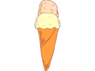 Sticker Custom Preview Image #061647 Food Drink Desserts Ice Cream Cone36
