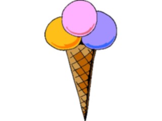 Sticker Custom Preview Image #061653 Food Drink Desserts Ice Cream Cone42