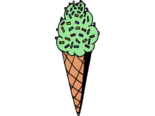 Sticker Custom Preview Image #061654 Food Drink Desserts Ice Cream Cone43